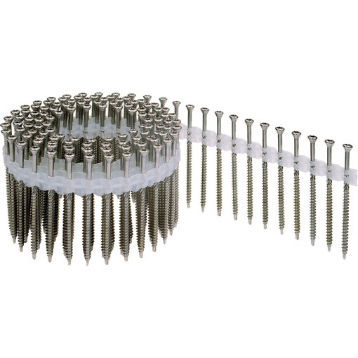 Spanplattenschraube Drilltec Z ES HH Gurt, gegurtete Spanplattenschrauben, gegurtete Spanplatten-Schrauben SPS